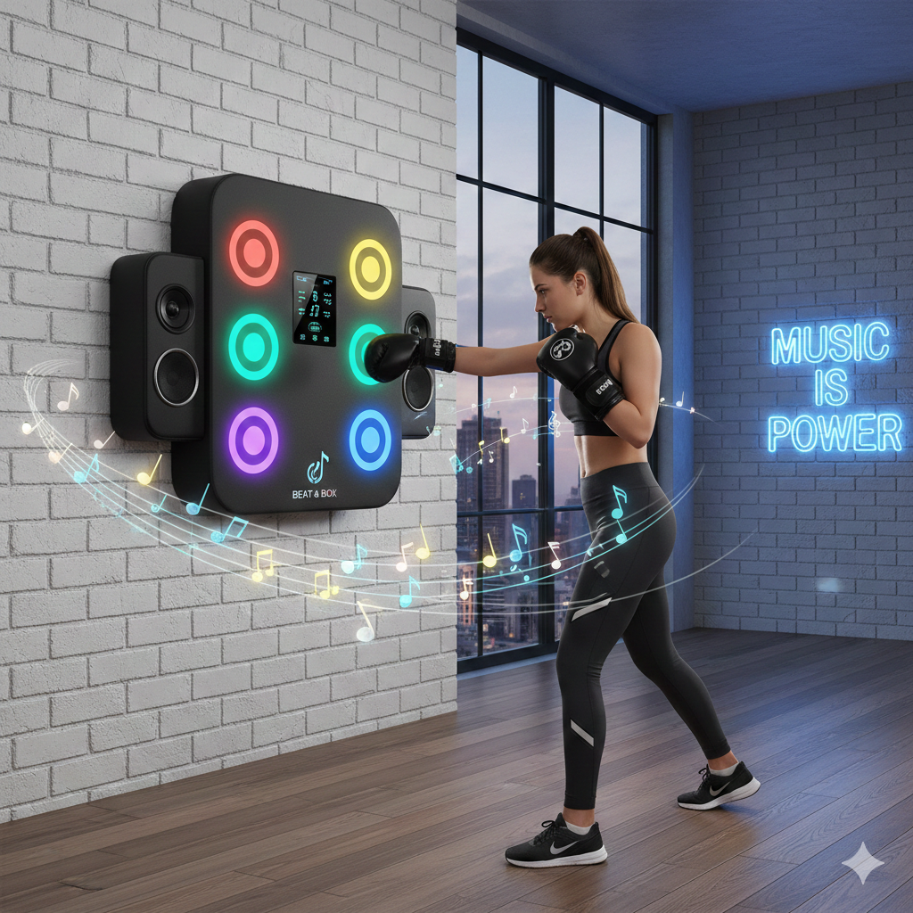 Smart Musical Boxing Machine with Gloves