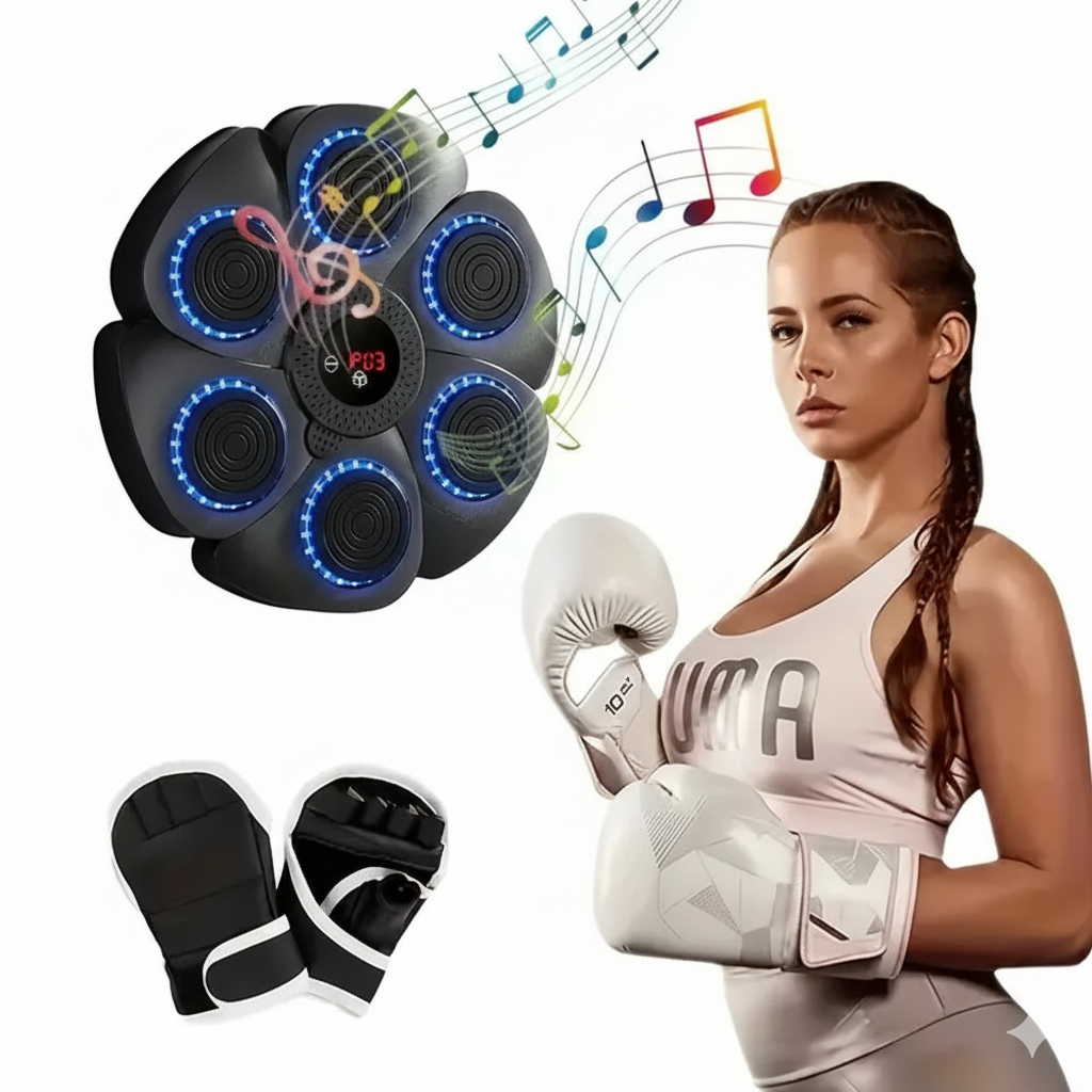 Smart Musical Boxing Machine with Gloves
