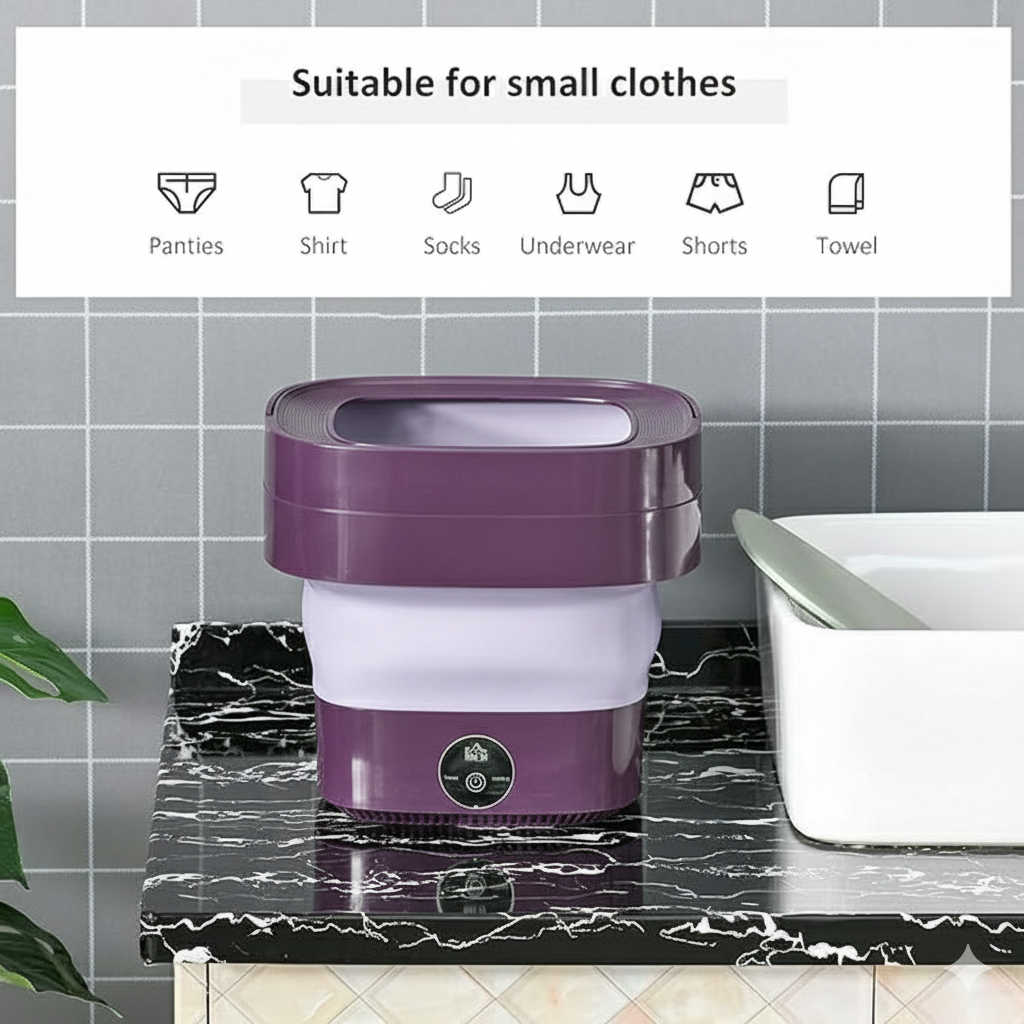 Foldable Mini Laundry Machine