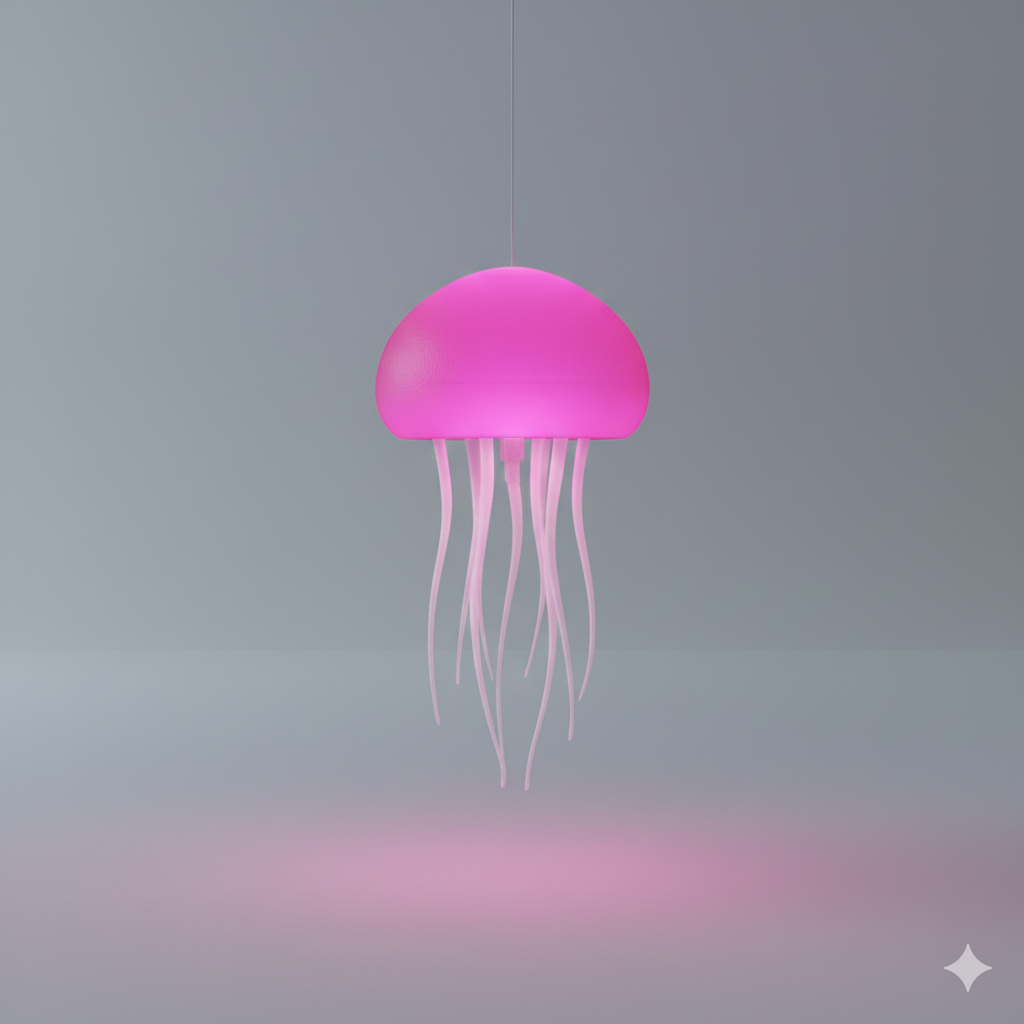 Rechargeable Jellyfish Table Lamp