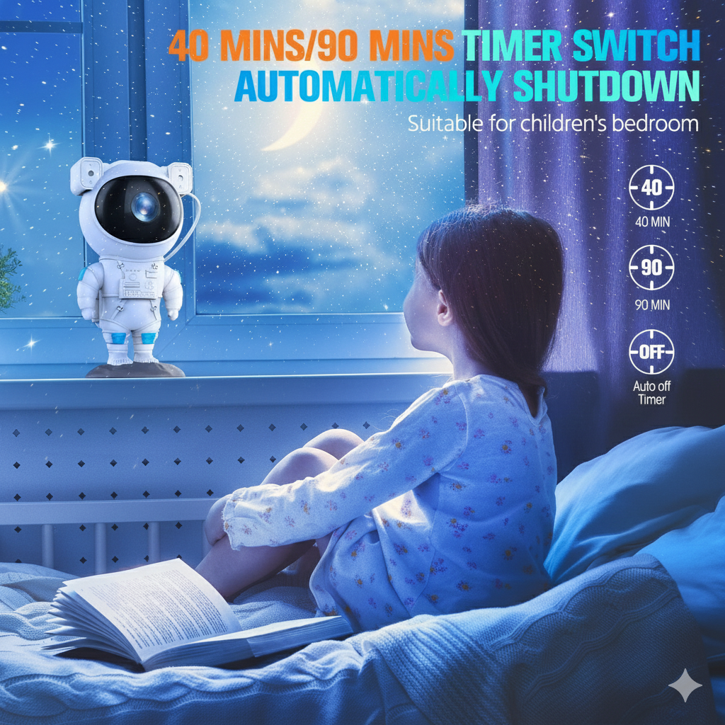Star Galaxy Projector Space Night Light 360