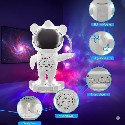 Star Galaxy Projector Space Night Light 360