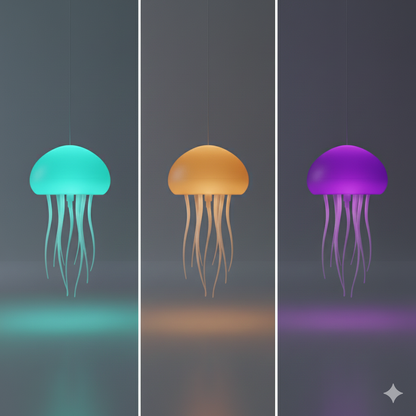 Rechargeable Jellyfish Table Lamp