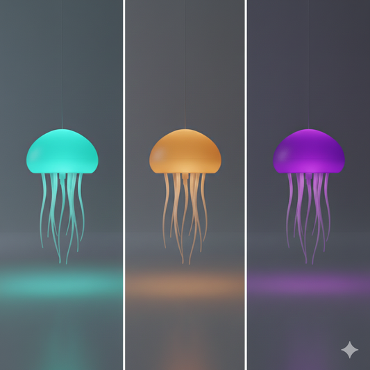 Rechargeable Jellyfish Table Lamp
