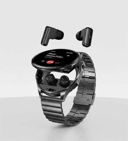 Haino Teko 12 Waterproof Smartwatch with Wireless Earphones