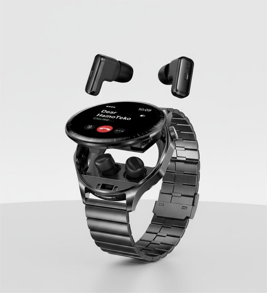 Haino Teko 12 Waterproof Smartwatch with Wireless Earphones