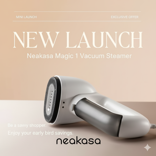 Neakasa Magic 1 Steamer with Suction Function – 2-in-1 Steam Iron & Cleaner, 2300Pa Suction Power