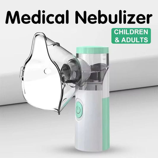 Portable Handheld Mesh Nebulizer  Silent Ultrasonic Inhaler for Adults & Kids