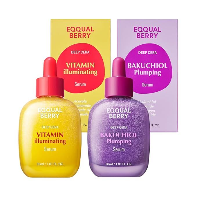 Eqqual Berry  Deep Cera VITAMIN C 2 illuminating  Bakuchiol Plumping Serum (Original)
