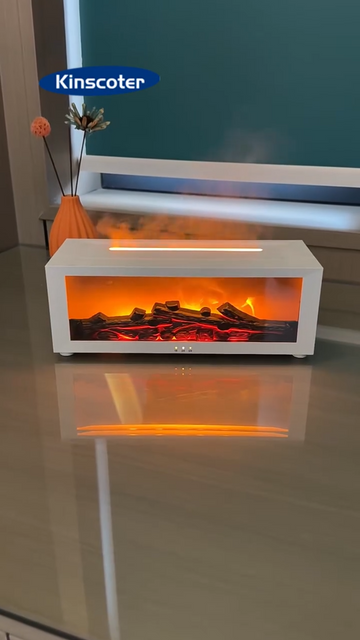 FlameGlow Fireplace Aroma Diffuser  Relax Breathe & Unwind in Style